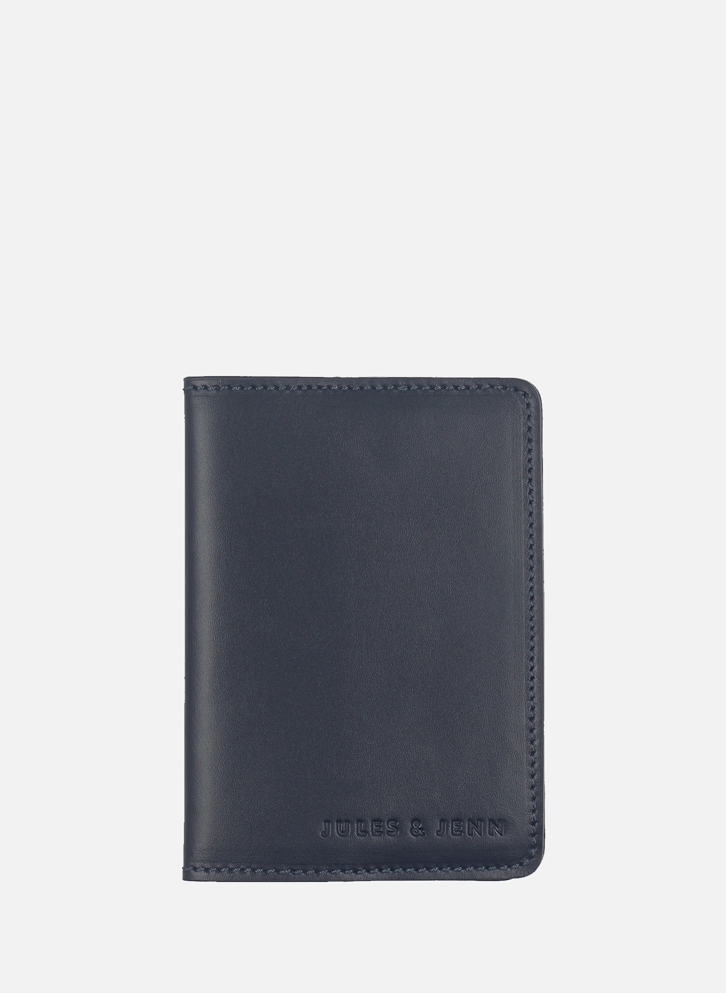 Protège passeport cuir lisse | Bleu