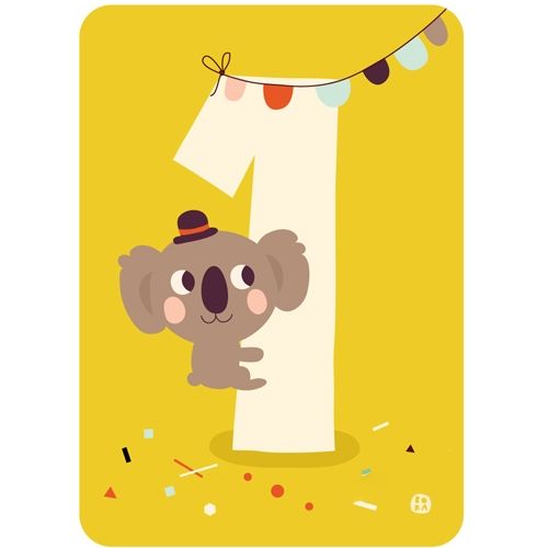 By bora verjaardagskaart - koala
