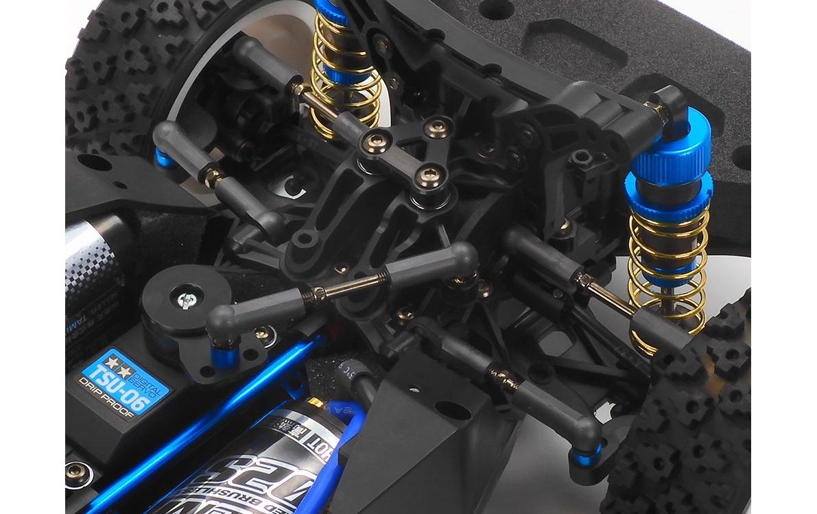 Rally Chassis XV-02 Pro, 4WD, 1:10, Bausatz<br>4WD Chassis Kit für ein Rallyauto