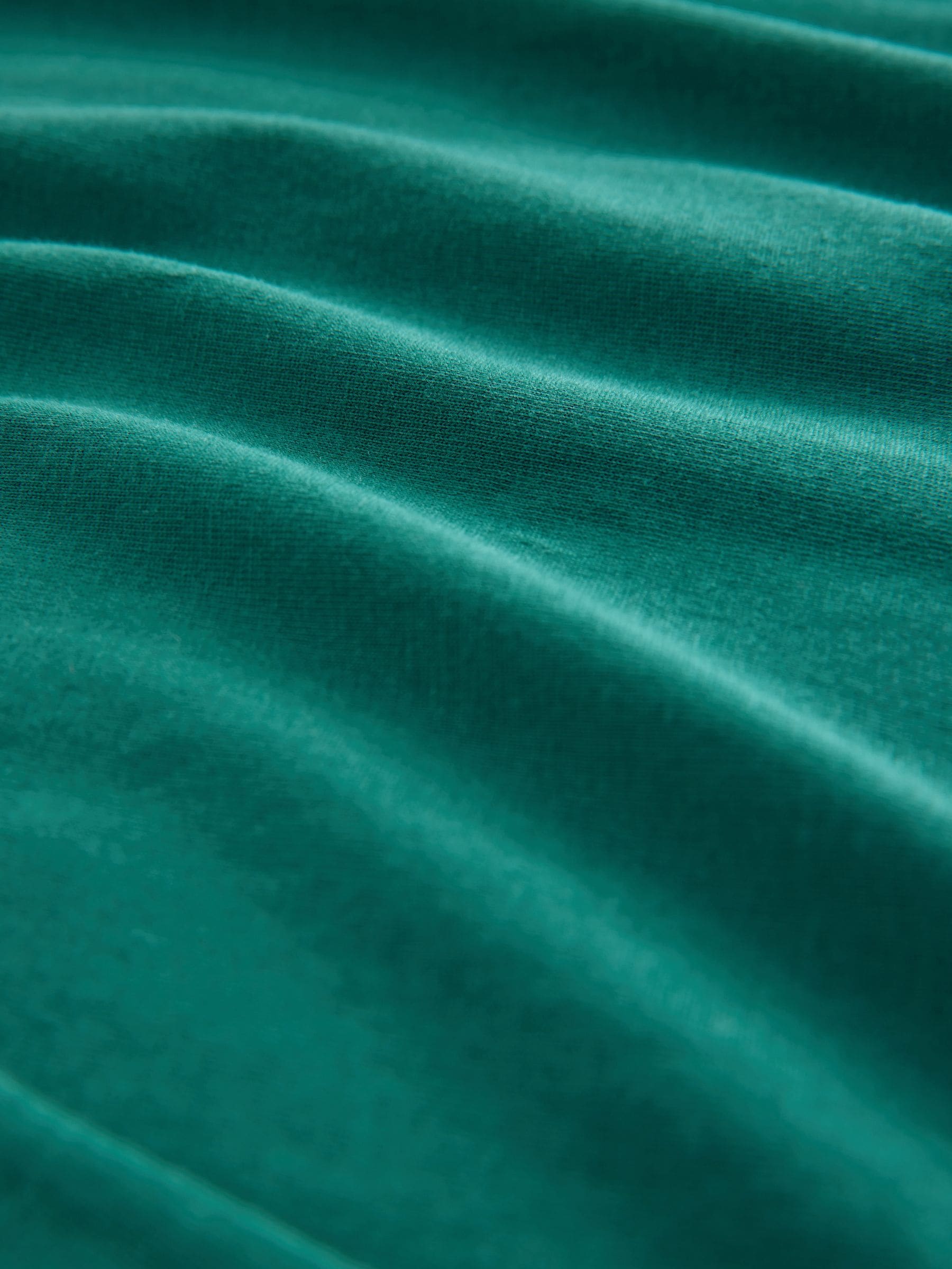 Groen - 100% katoenen T-shirt met lange mouwen