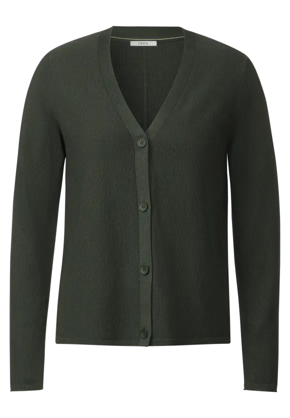 Strickjacke mit Knöpfen - dynamic khaki