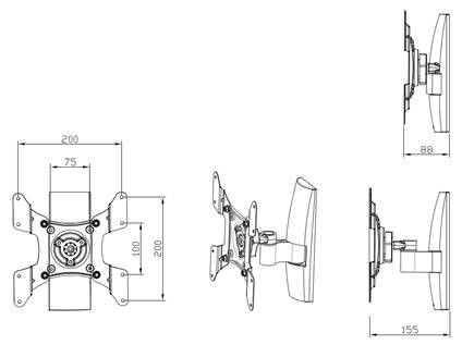 Wandhalterung TS 1