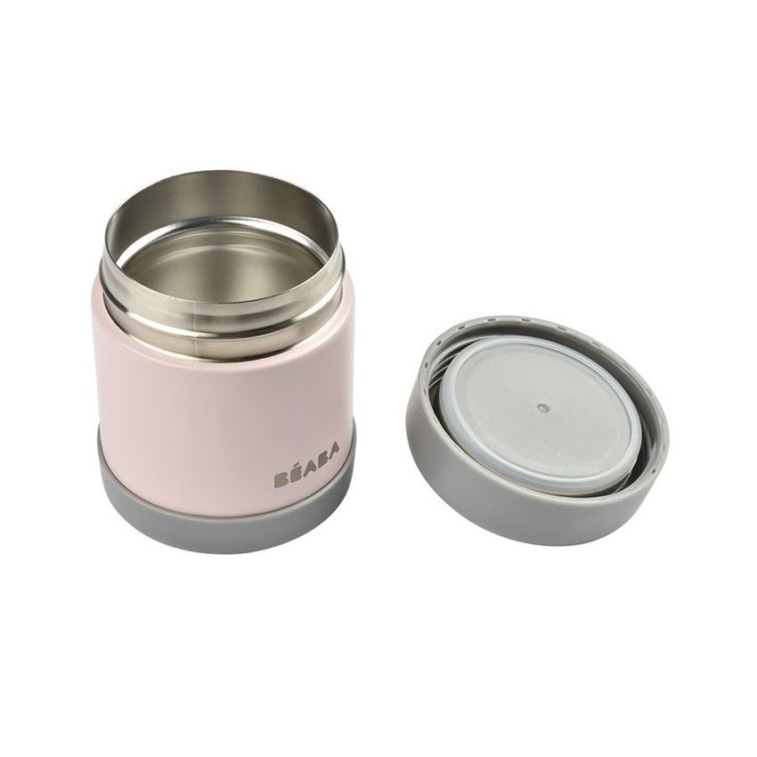Portion inox isotherme Thermo-Portion 300 ml - Light Pink - Ecru