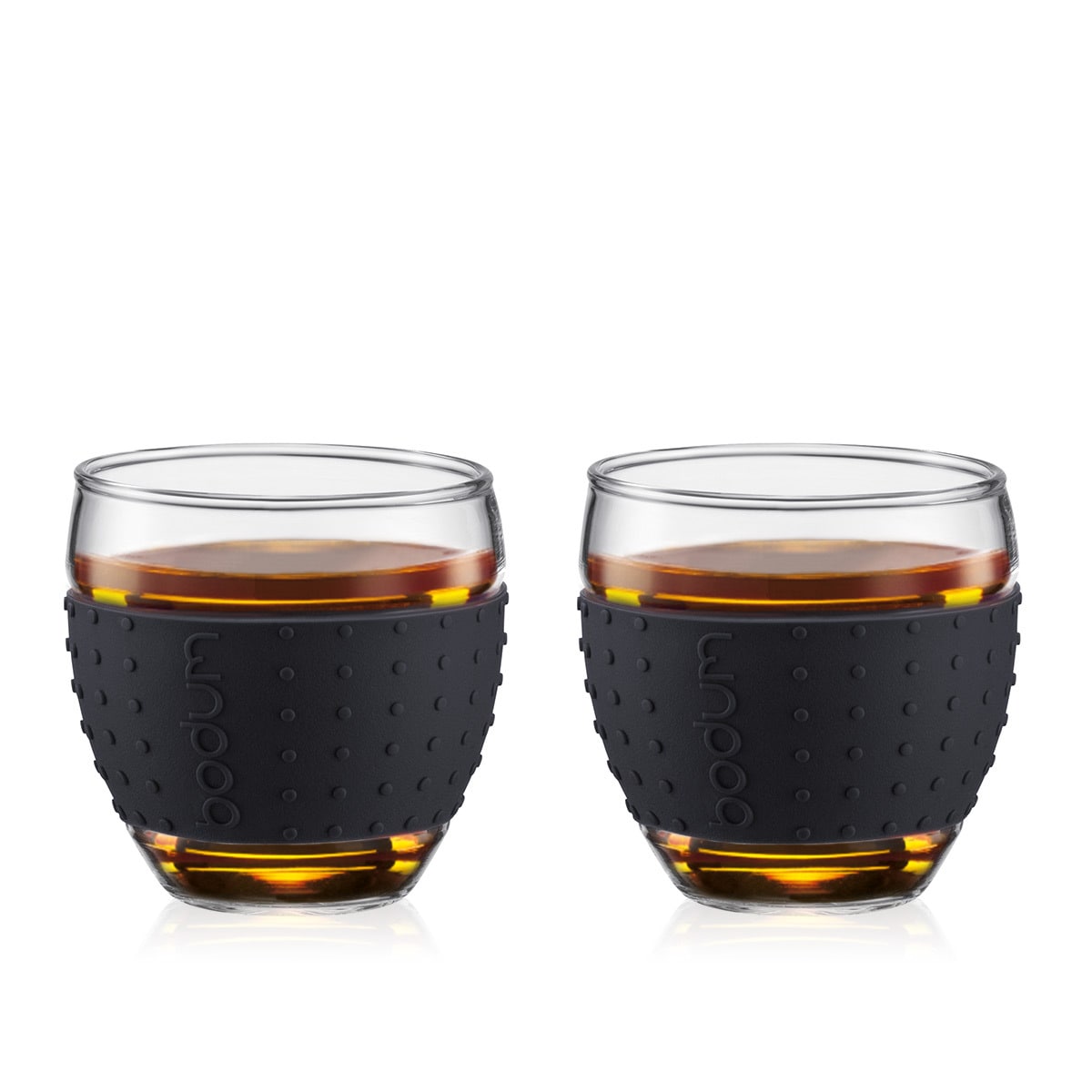 Bodum 2 pk glass med silikonbånd PAVINA 0.35 L