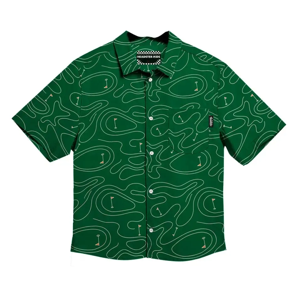 Headster Kids Ensemble chemise + casquette 2-10 ans - Evergreen
