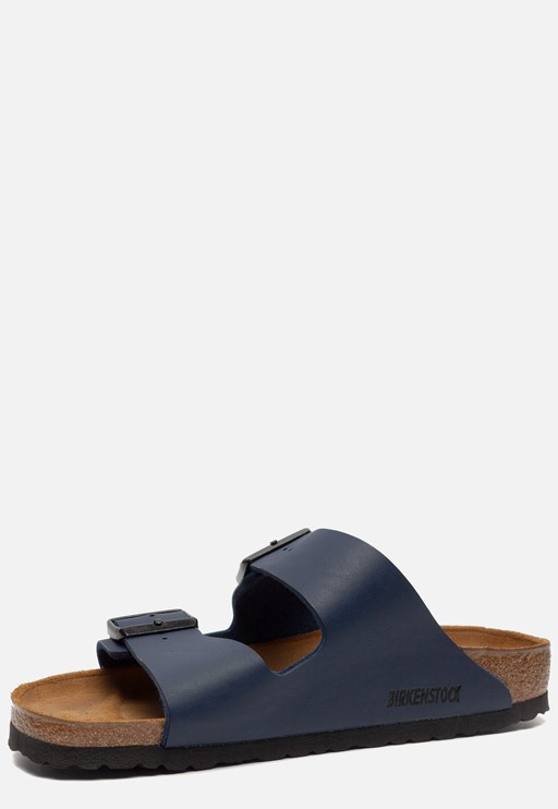 Birkenstock Arizona Slippers blauw Imitatieleer