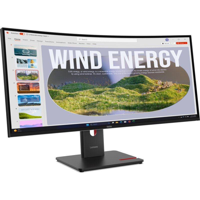 Lenovo ThinkVision T34WD-40 Moniteur
