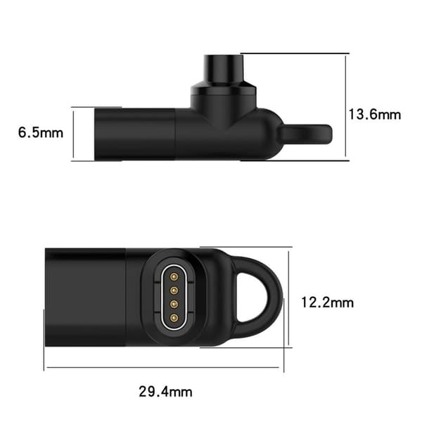 90 graders USB-C Adapter Garmin Forerunner 965