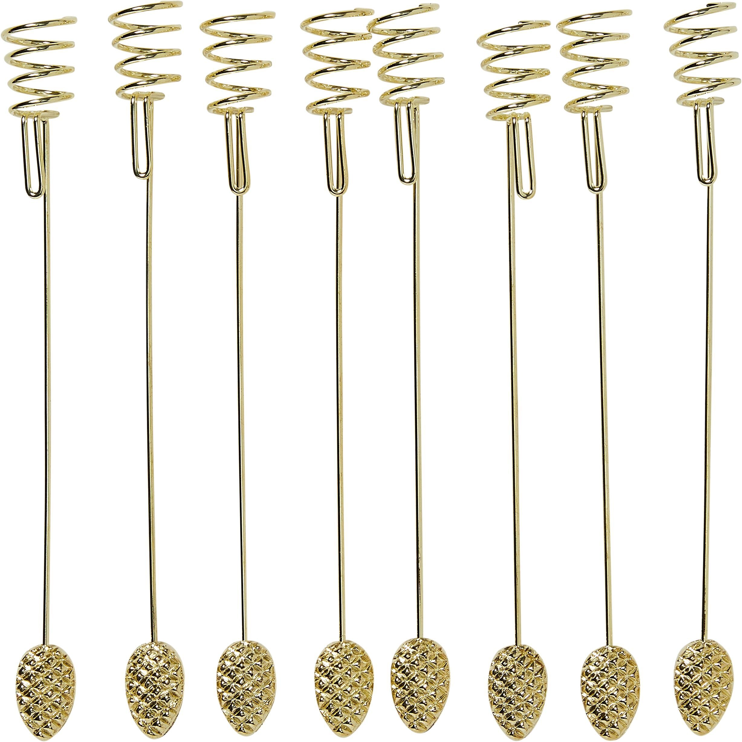 BALANCE Kerzenhalter - Gold / H: 16.0 cm