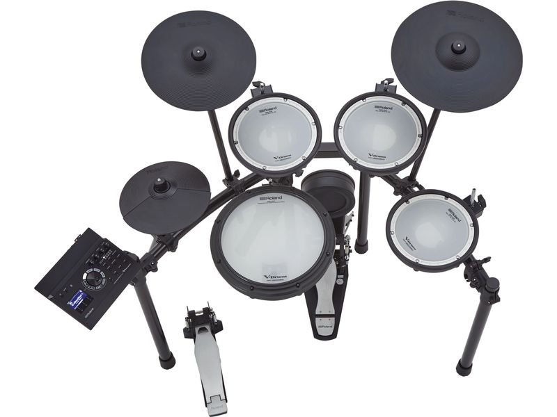Roland E-Drum TD-17KV2 Fünfteiliges elektronisches Drumkit mit Crash, Ride und Hi-Hat