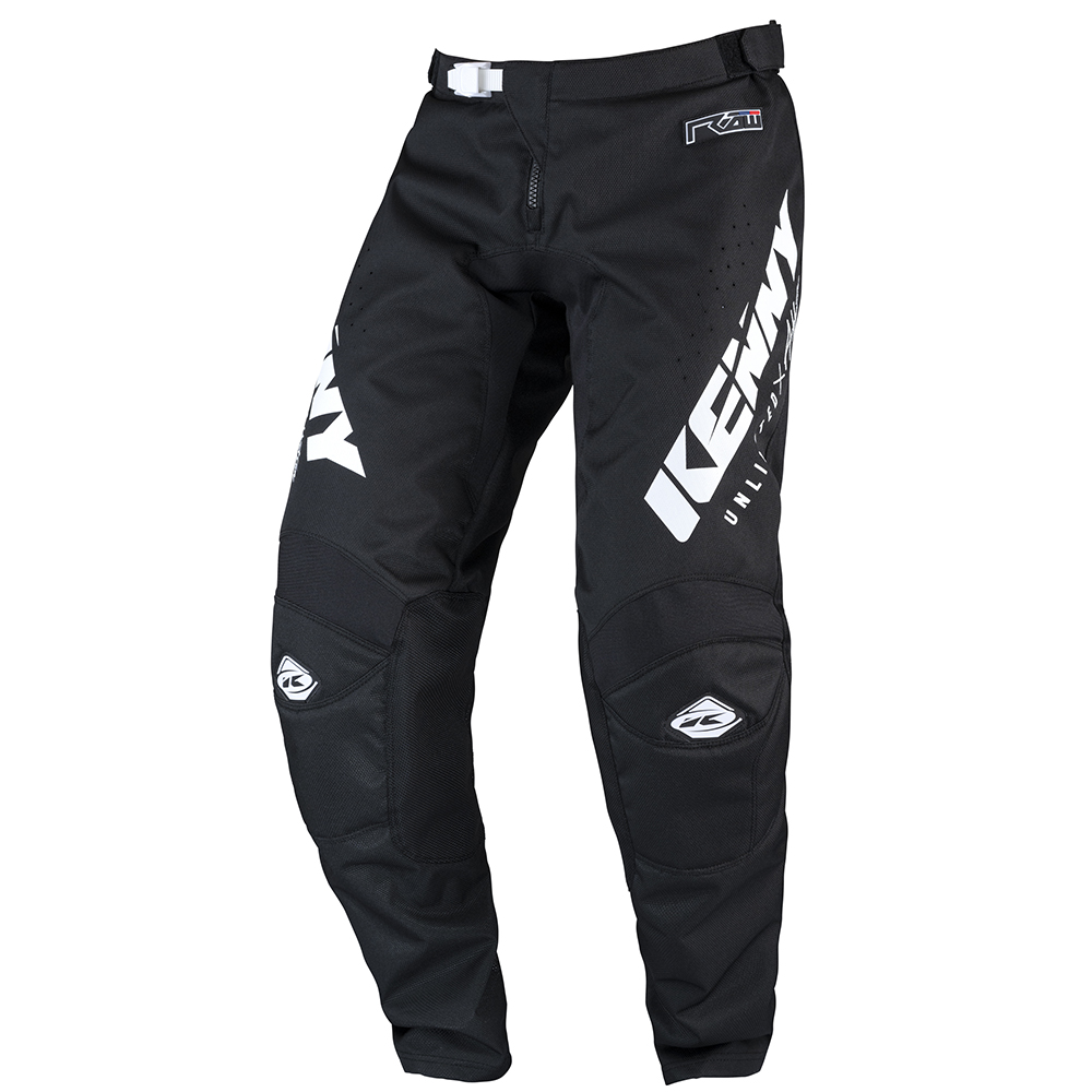 Kenny - Pantalon enfant Track Kid Raw Noir / Blanc