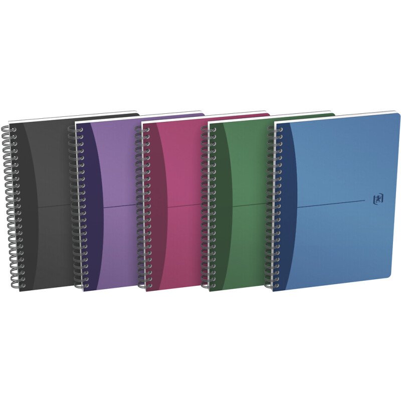 Cahier spirale Oxford Urban Mix 14,8 x 21 cm ligné 100 pages