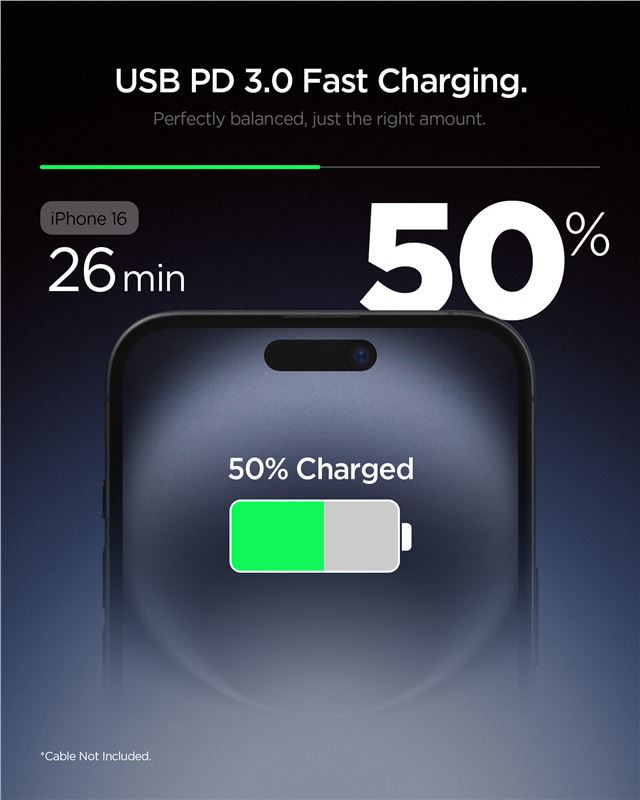 (20W) USB C Essential Ladegerät Netzteil Power Delivery (ACH08701) - Weiss