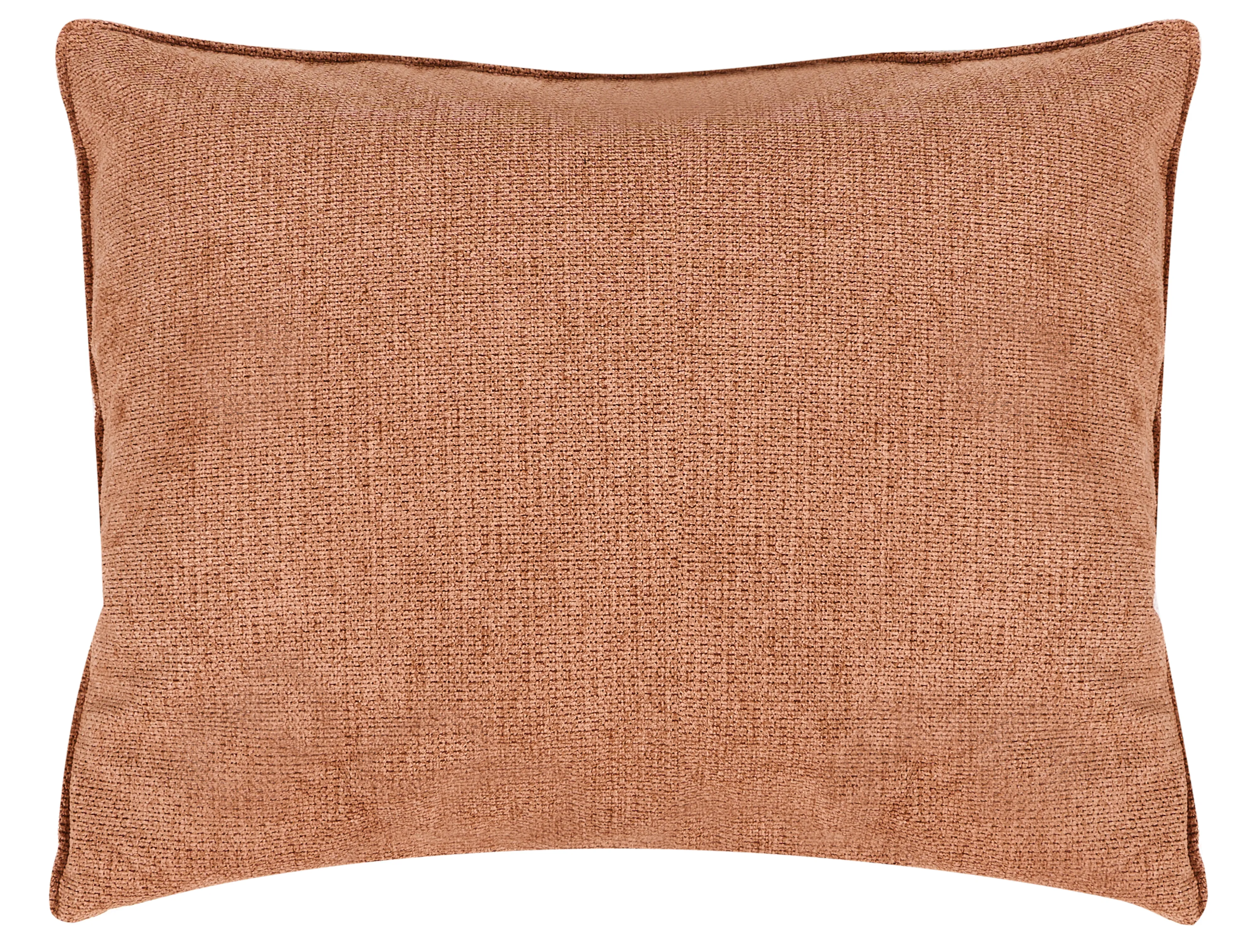 Rechtszijdige chaise longue YERRES Stof Oranje