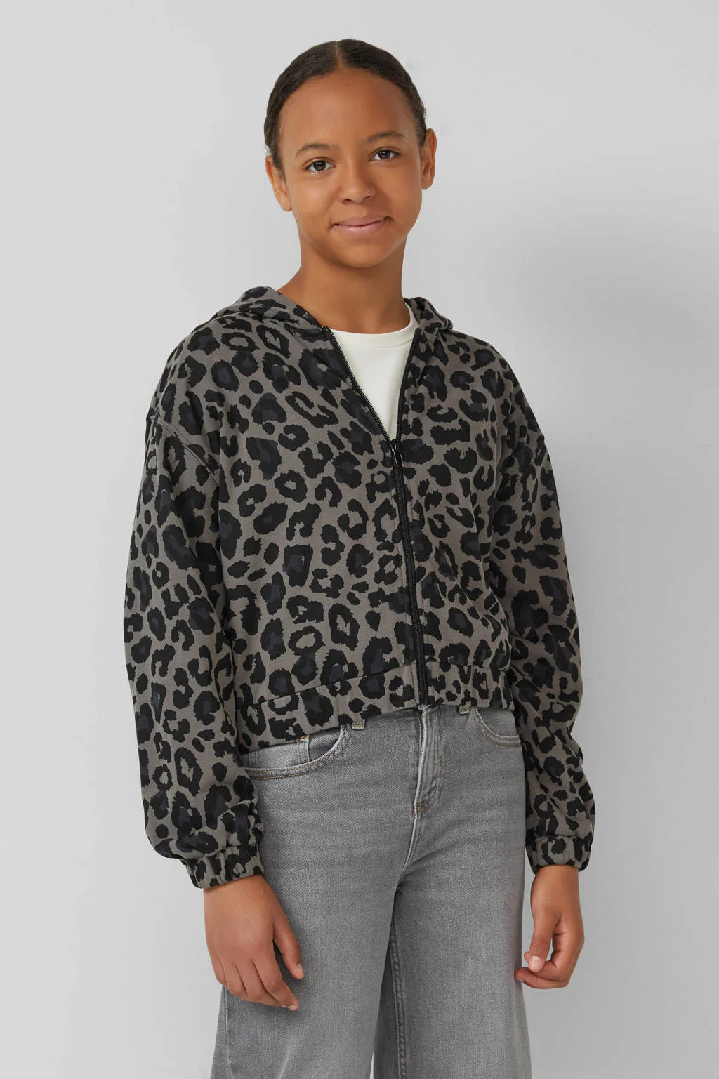 s.Oliver sweatvest grijs