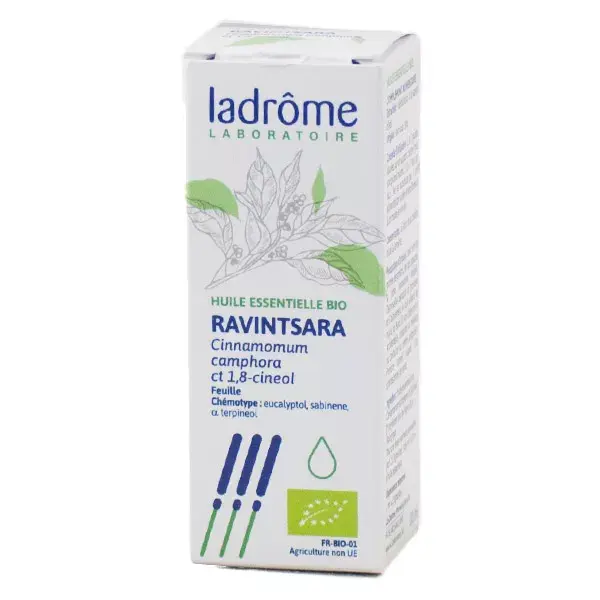 Óleo Essencial de Ravintsara Orgânico Ladrome 10ml