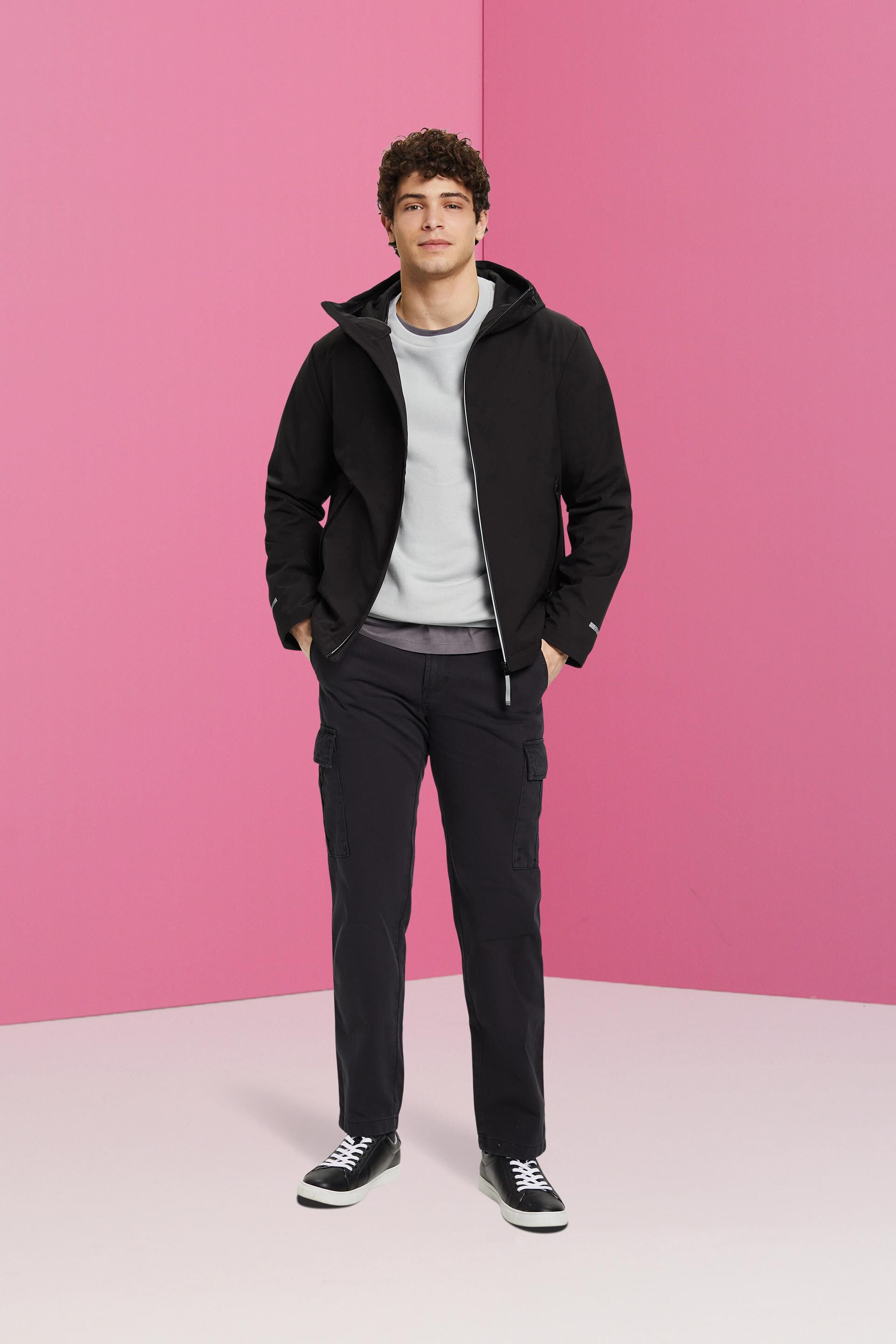Veste softshell à capuche