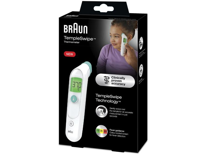 Braun Fieberthermometer TempleSwipe BST200WE Fiebermesser