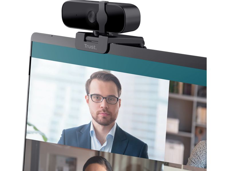 Trust Webcam Tanor USB-Webcam mit 1080p-Auflösung