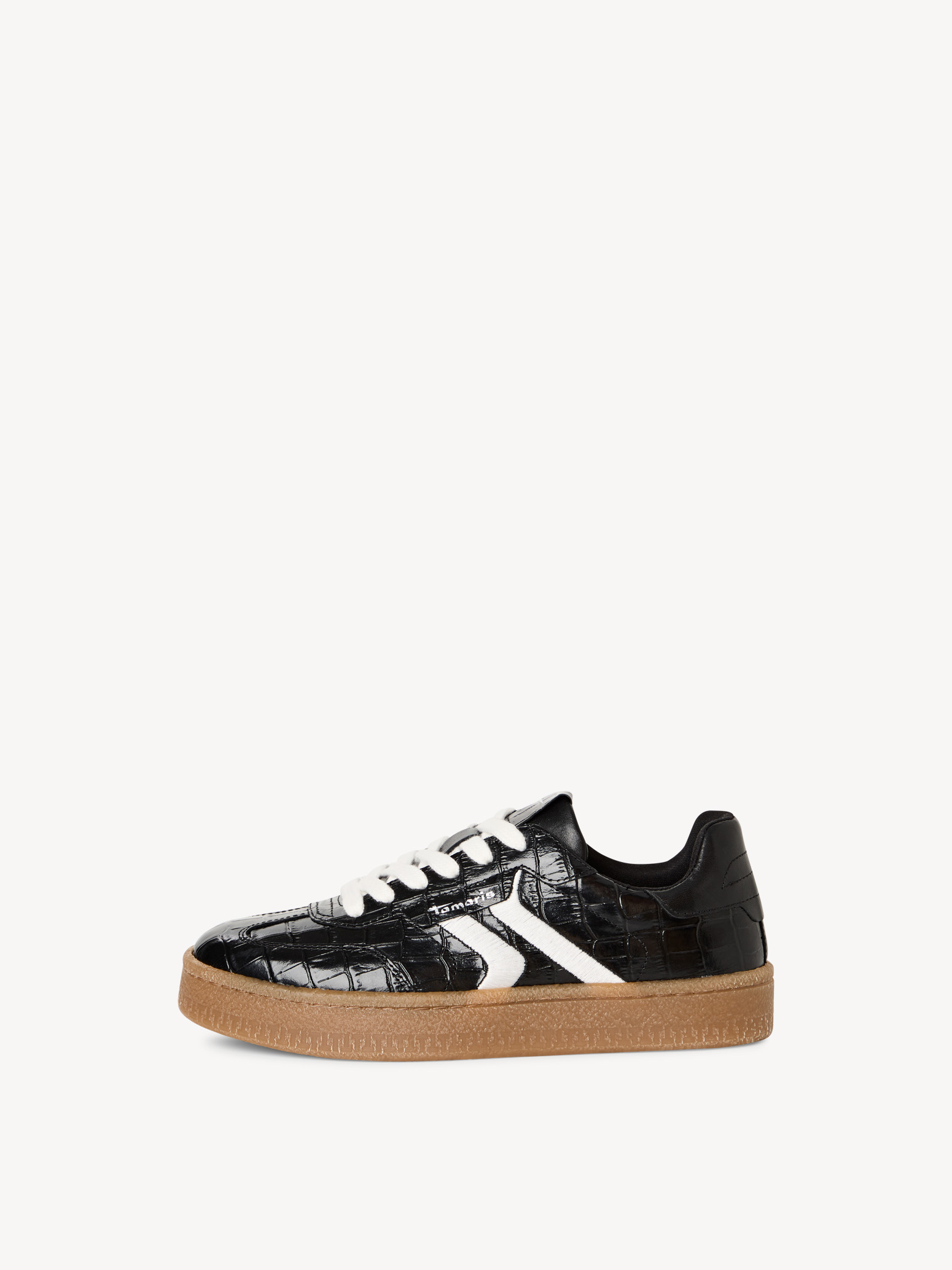 Leren Sneaker - zwart