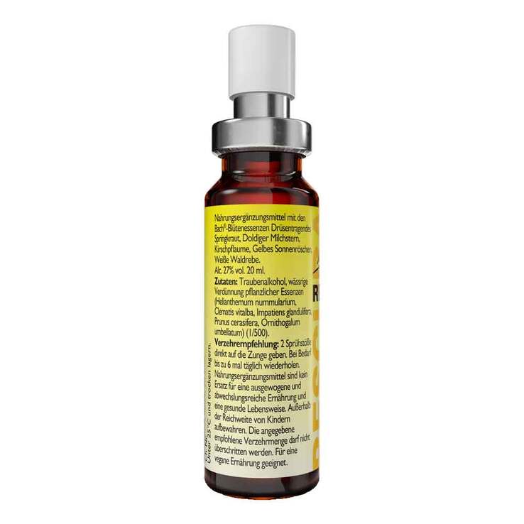 Bachblüten Original Rescura Spray mit Alkohol, 20 ml