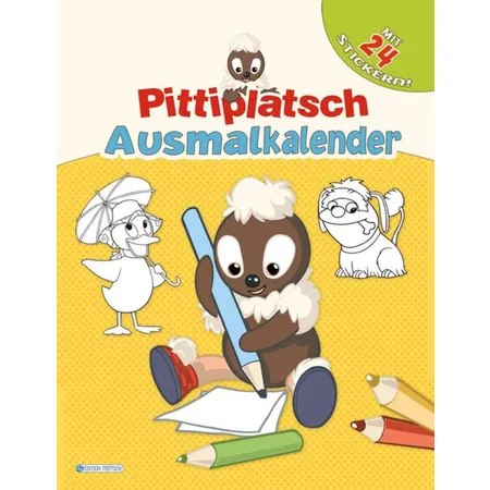 Trötsch Ausmalkalender Pittiplatsch