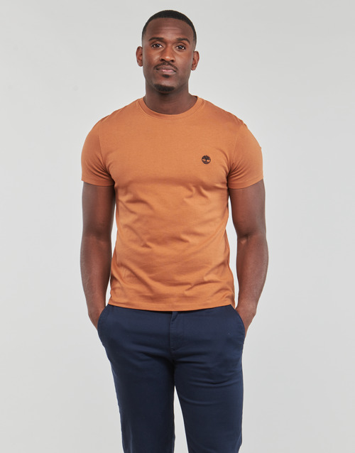 Timberland - DUNSTAN RIVER JERSEY CREW TEE SLIM - Marron