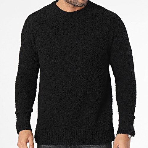 Pull Col Rond Noir