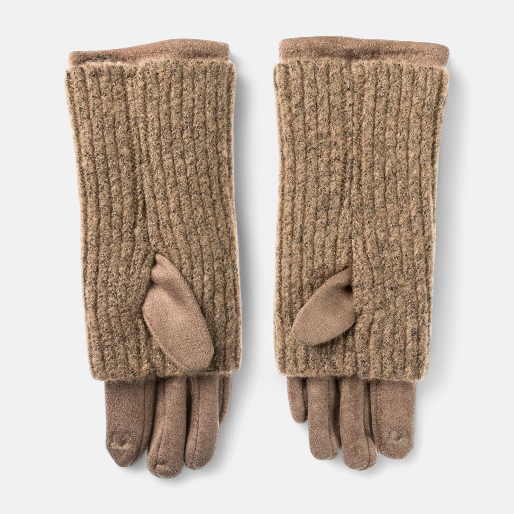 Gants beige