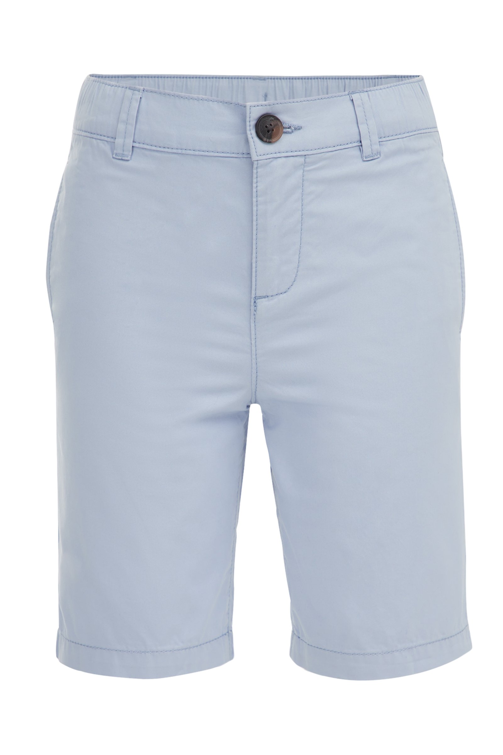 Jongens regular fit chinoshort WE Fashion Pastelblauw