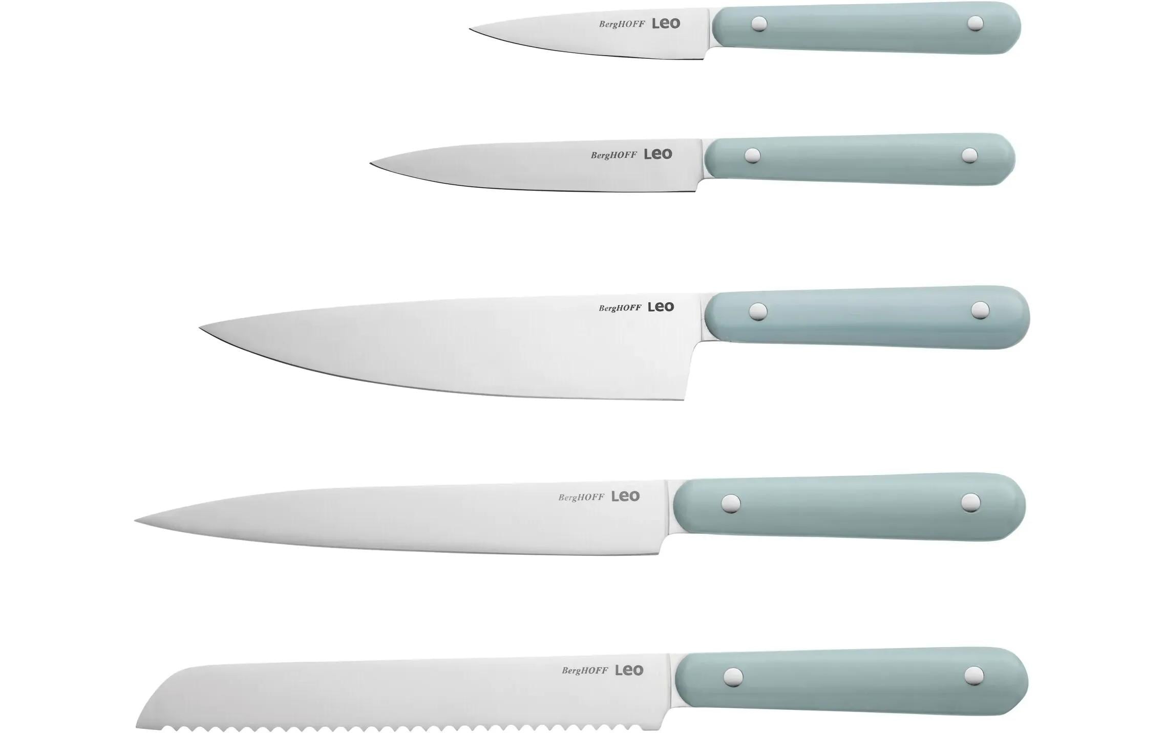 BergHOFF Messer-Set »Leo Glints Slate 5-teilig«