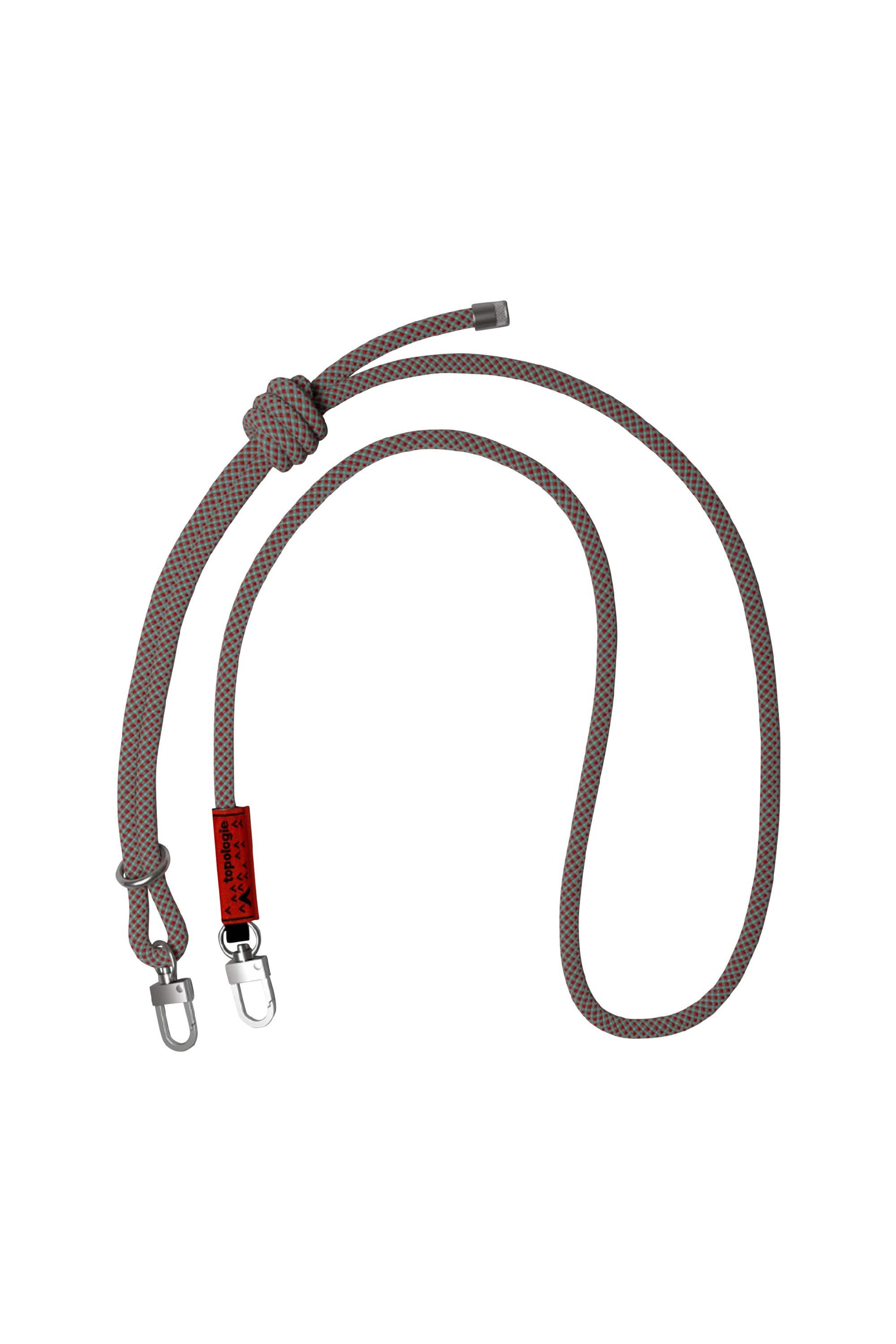 TOPOLOGIE cordon de téléphone 8.0mm Rope Strap Gris
