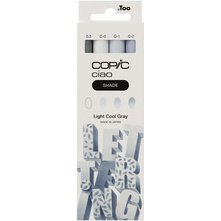 Marqueur ciao, kit 3+1 SHADE 'Light Cool Gray'