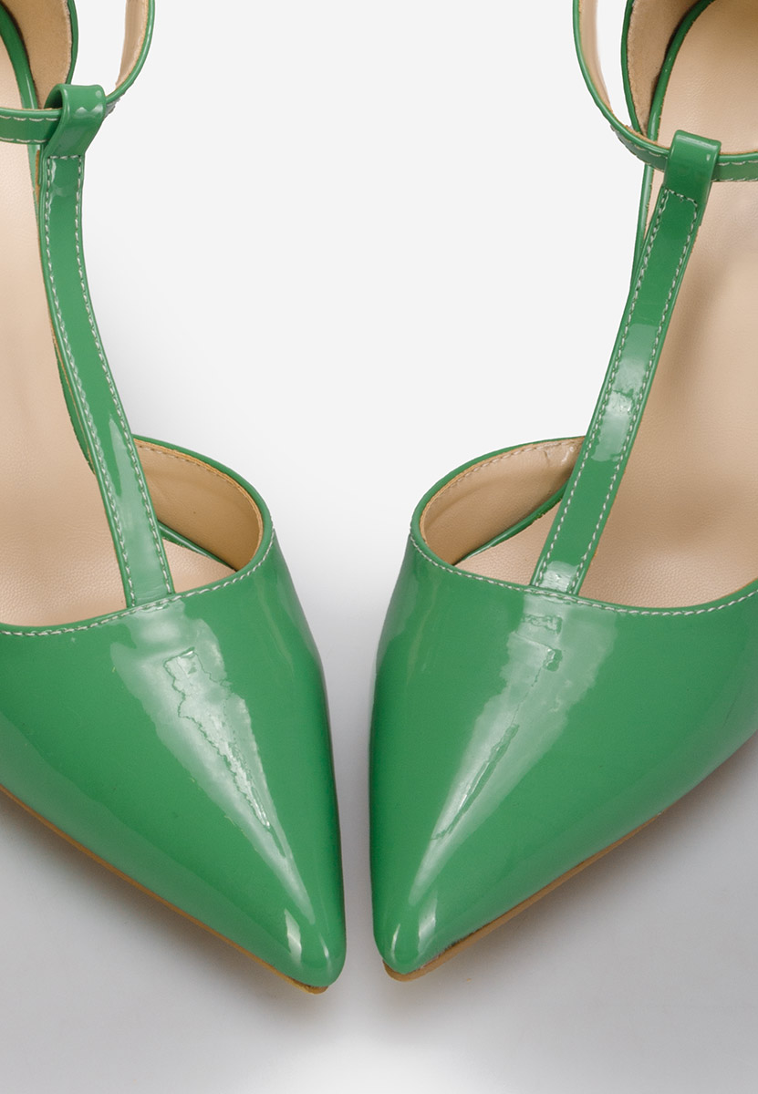 Chaussures à talon verts Anyara