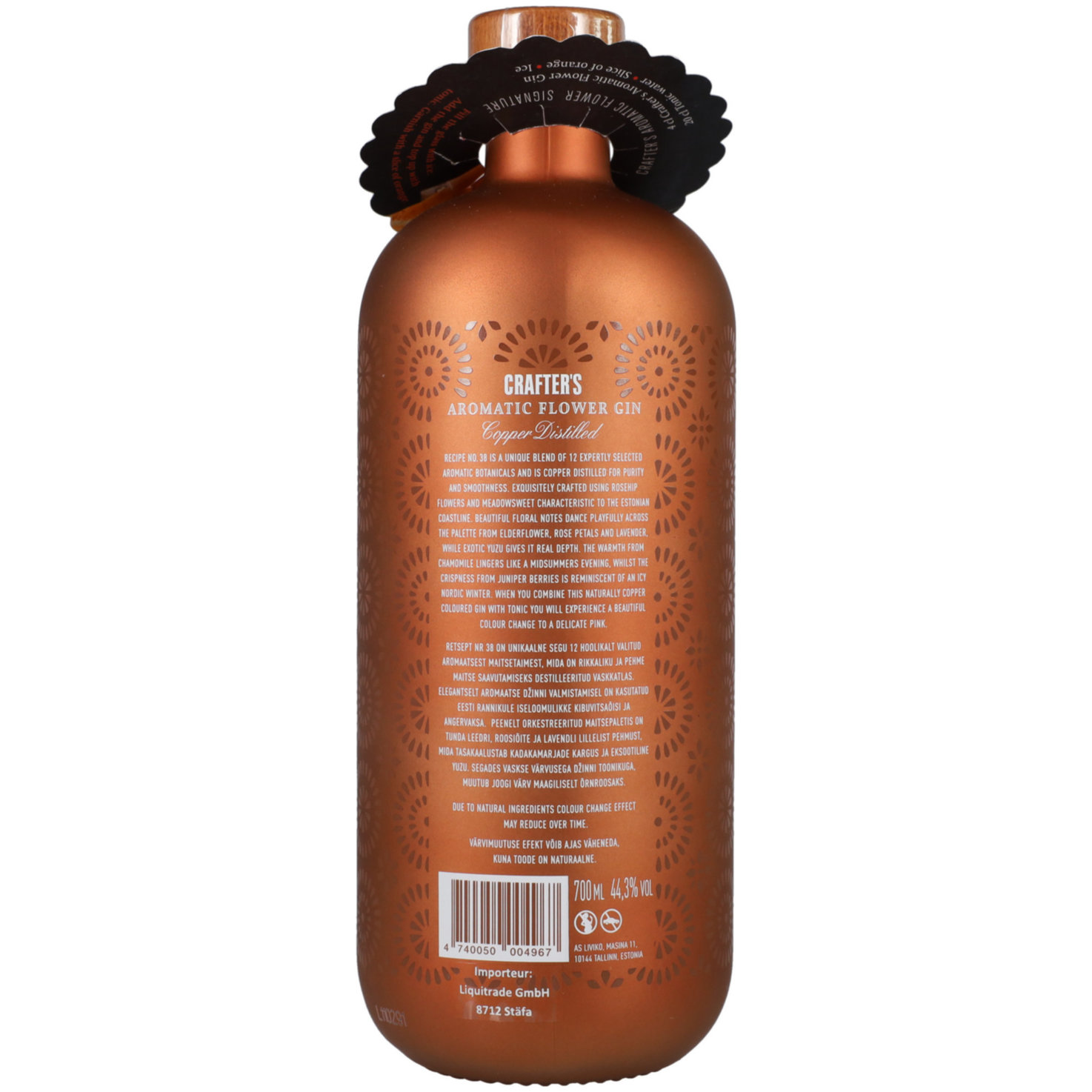 Crafters Aromatic Flower Gin -70cl