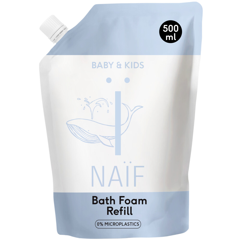 Naif Verzorgende Badschuim Refill Baby & Kids500 ml