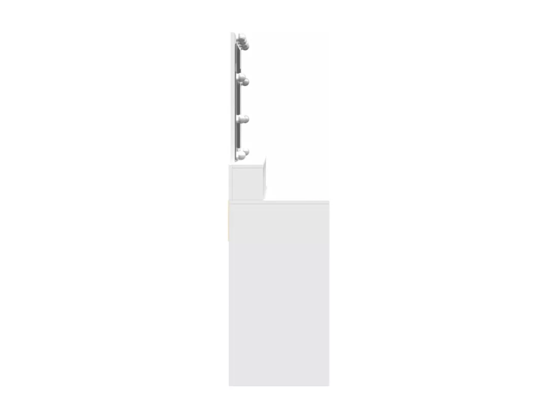 Coiffeuse avec LED blanc 80x41x144,5 cm