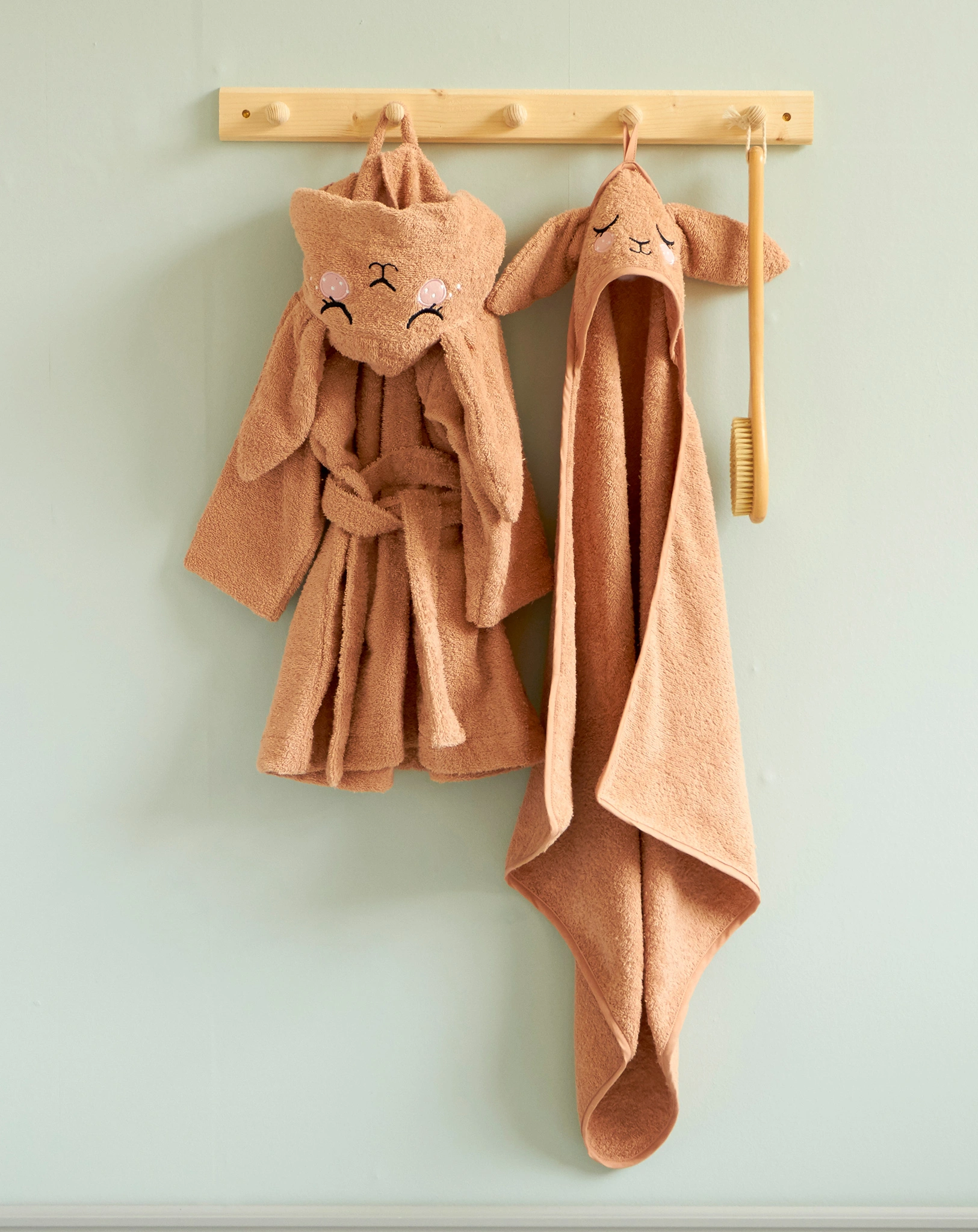 Bademantel BUNNY in rose