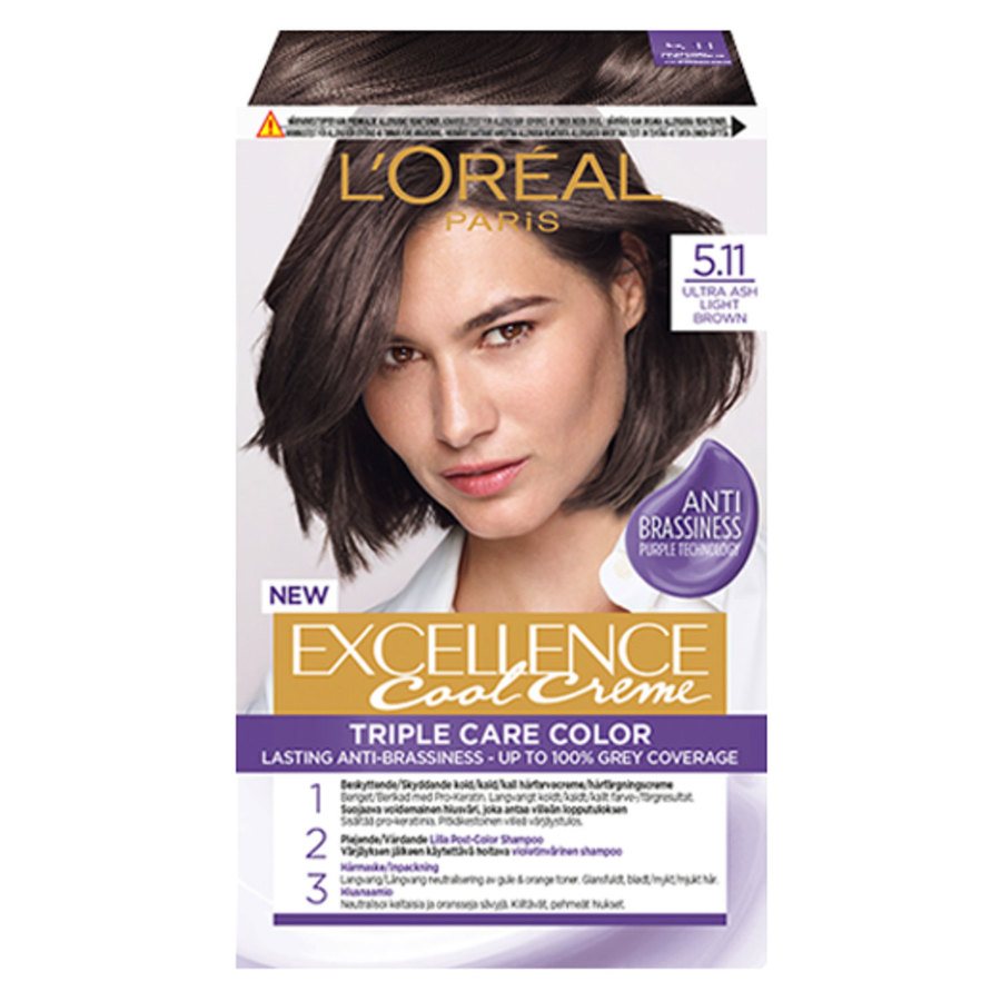 L'Oréal Paris Excellence Cool Creme 5.11 Ultra Ash Light Brown