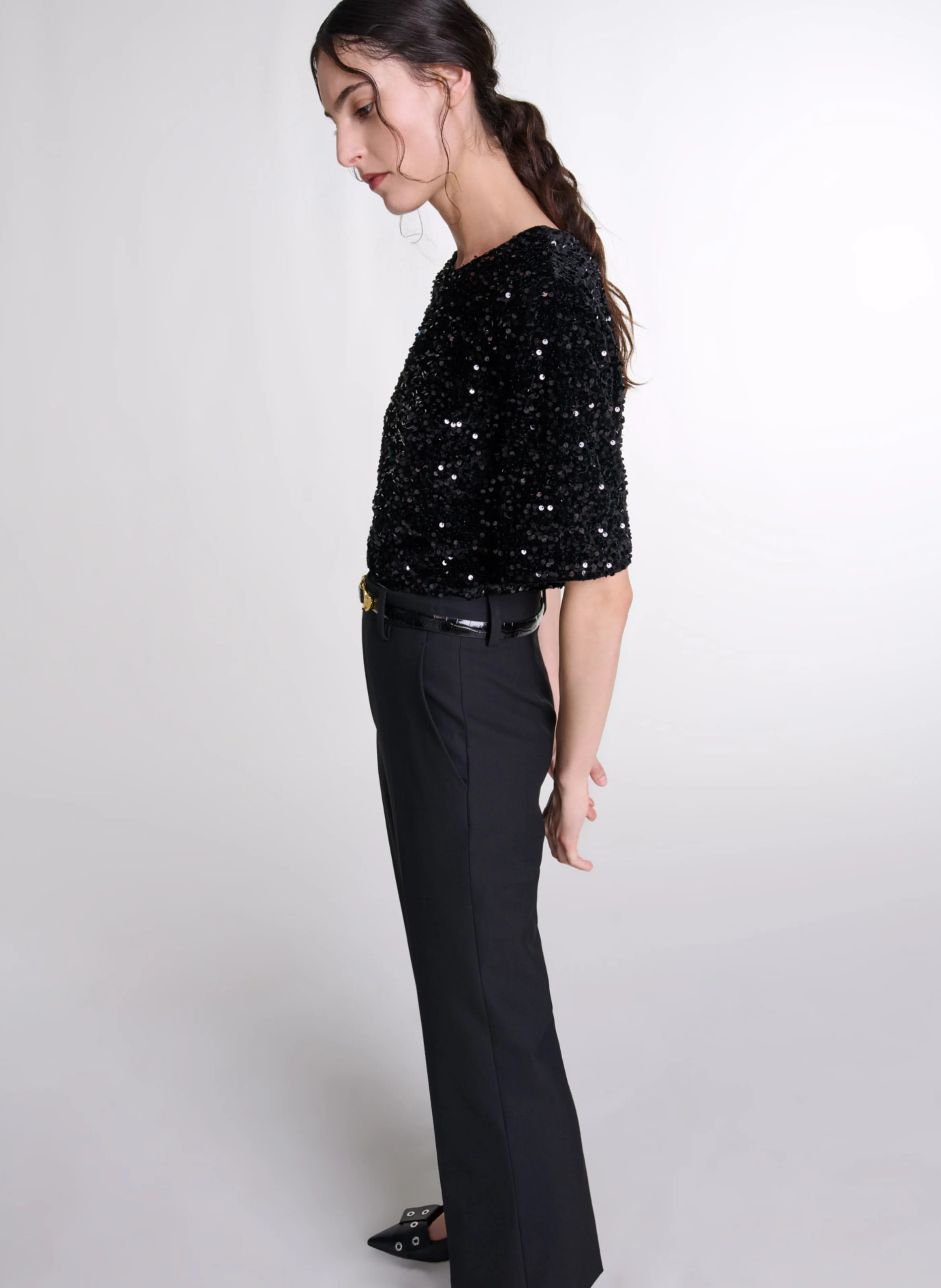 Pantalon droit | Noir