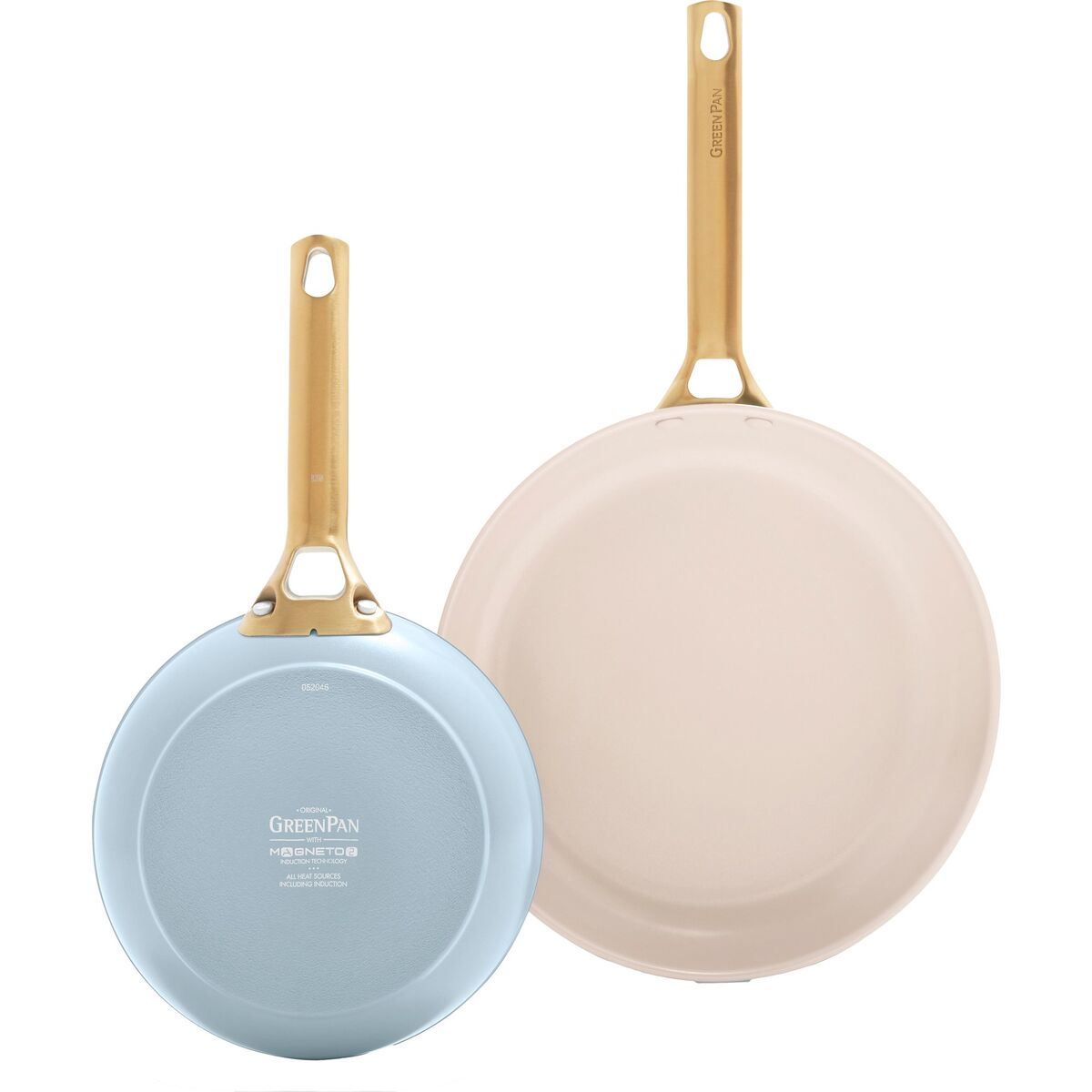 Padova stekepannesett 20 + 26 cm, light blue