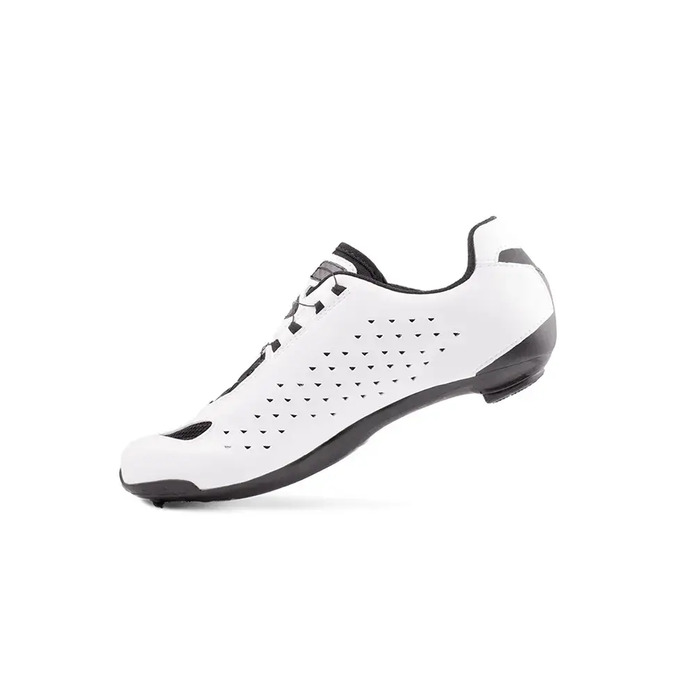 Lake CX177 Wide Wielrenschoenen Wit/Zwart Heren