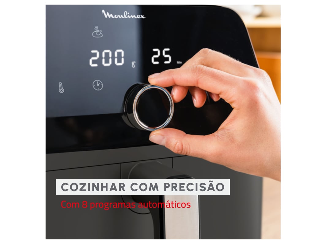 FRITADEIRA SEM ÓLEO AIR FRYER MOULINEX EASY FRY MEGA EZ855HF0 7.5L