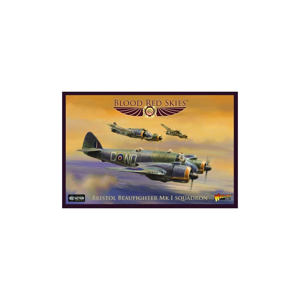 Blood Red Skies - British - Bristol Beaufighter Squadron, 6 planes