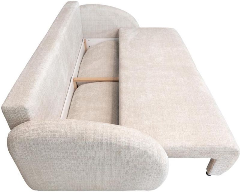 AVOLINE - Slaapbank - Beige - 3-zits - Chenille Stof