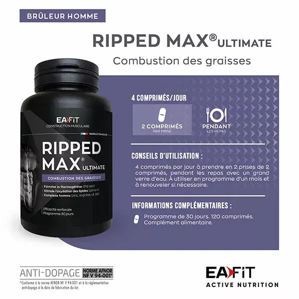 Eafit Ripped Max Ultimate 120 comprimidos