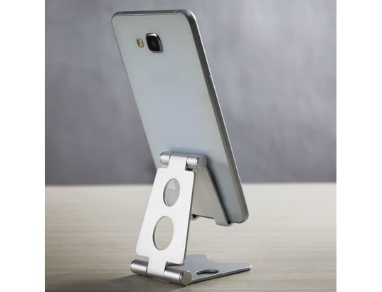 NEWSTAR - Support smartphone Support pliable de téléphone portable 4,7 argenté