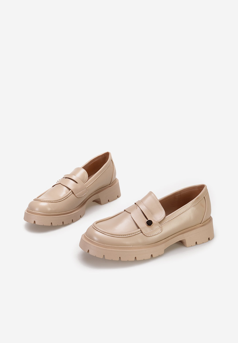 Mocassins à semelle épaisse kaki Airesa
