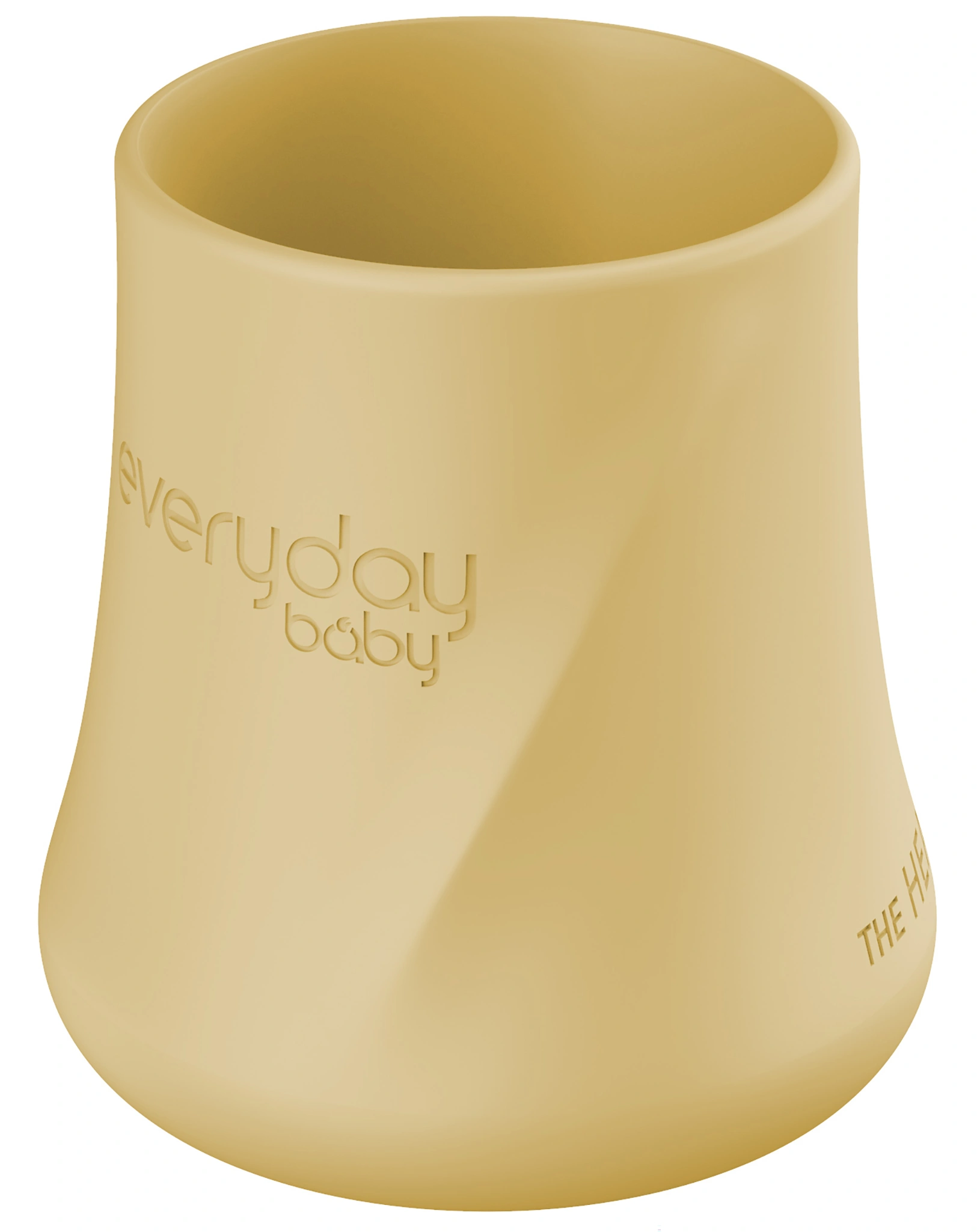 Silikon-Becher EVERYDAY BABY - DRINK & LEARN 2er Set in gelb