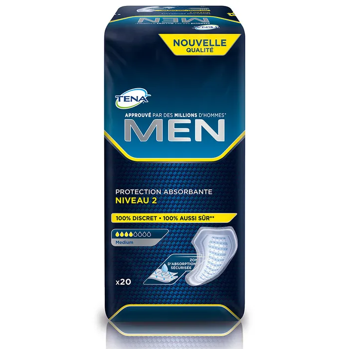 MEN - Protection Urinaire Niveau 2 - 20 Unités